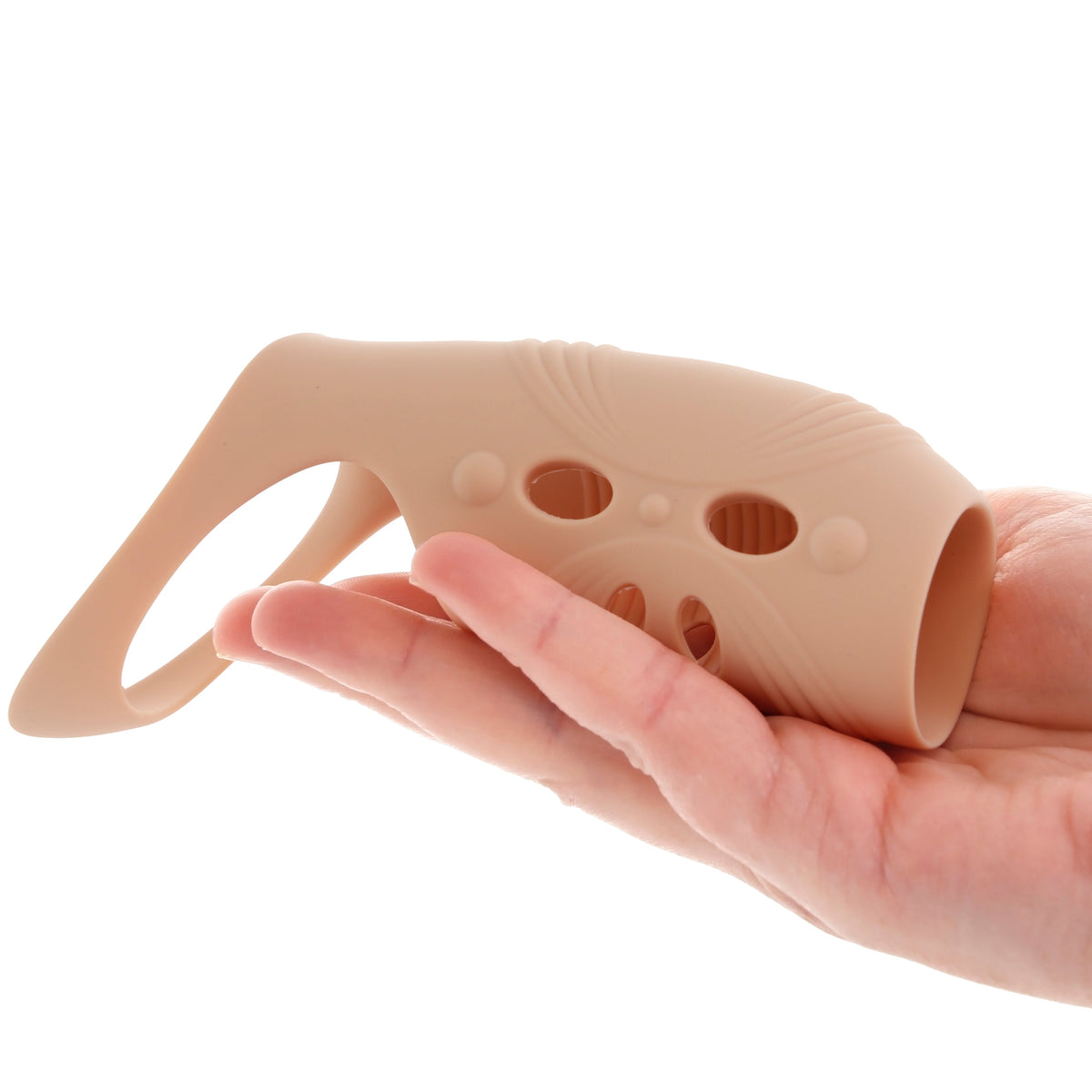 Performance Maxx Open-Ended Vibrating Penis Sleeve in Light