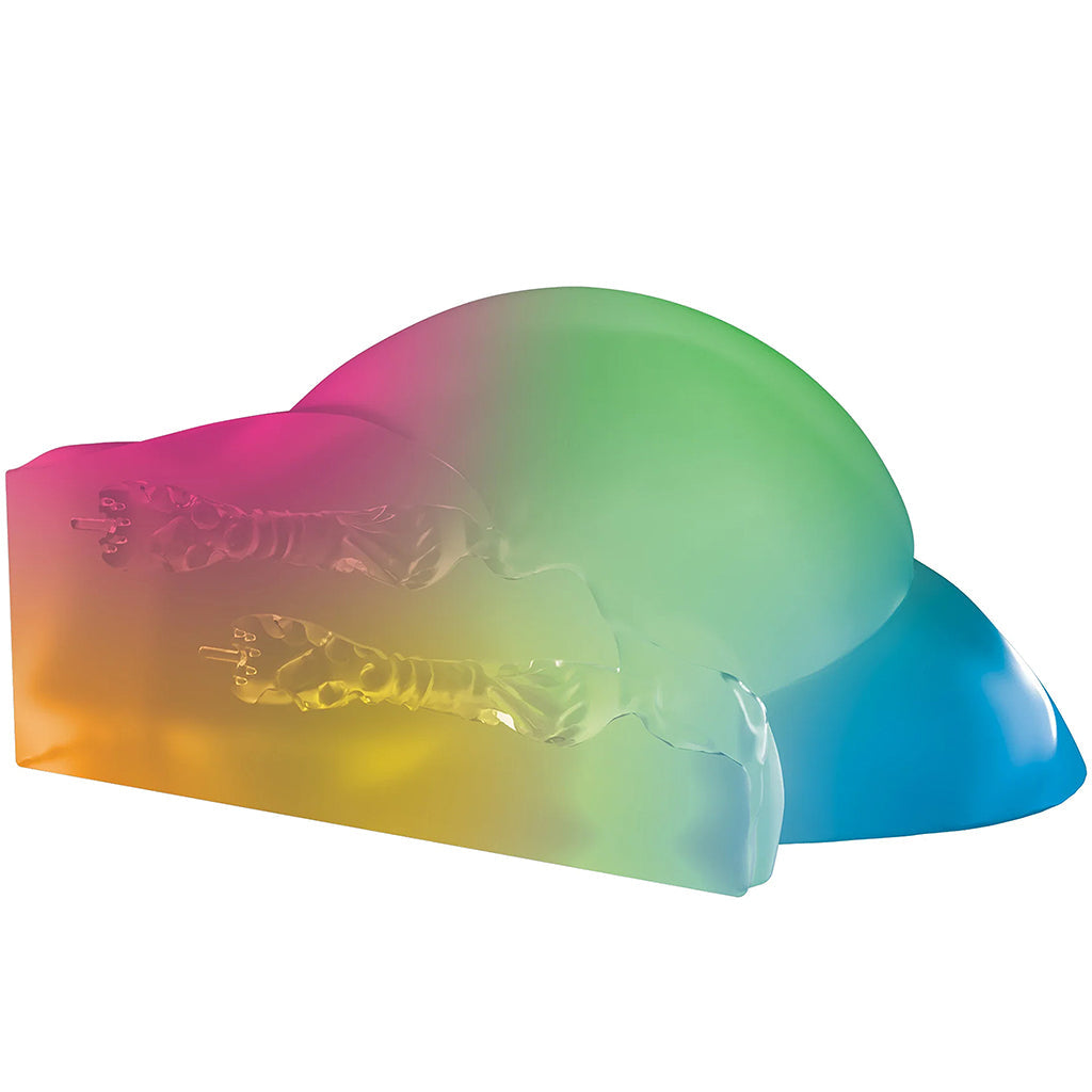 PDX Elite Go-Go Booty LED Mega Masturbator in Frosted