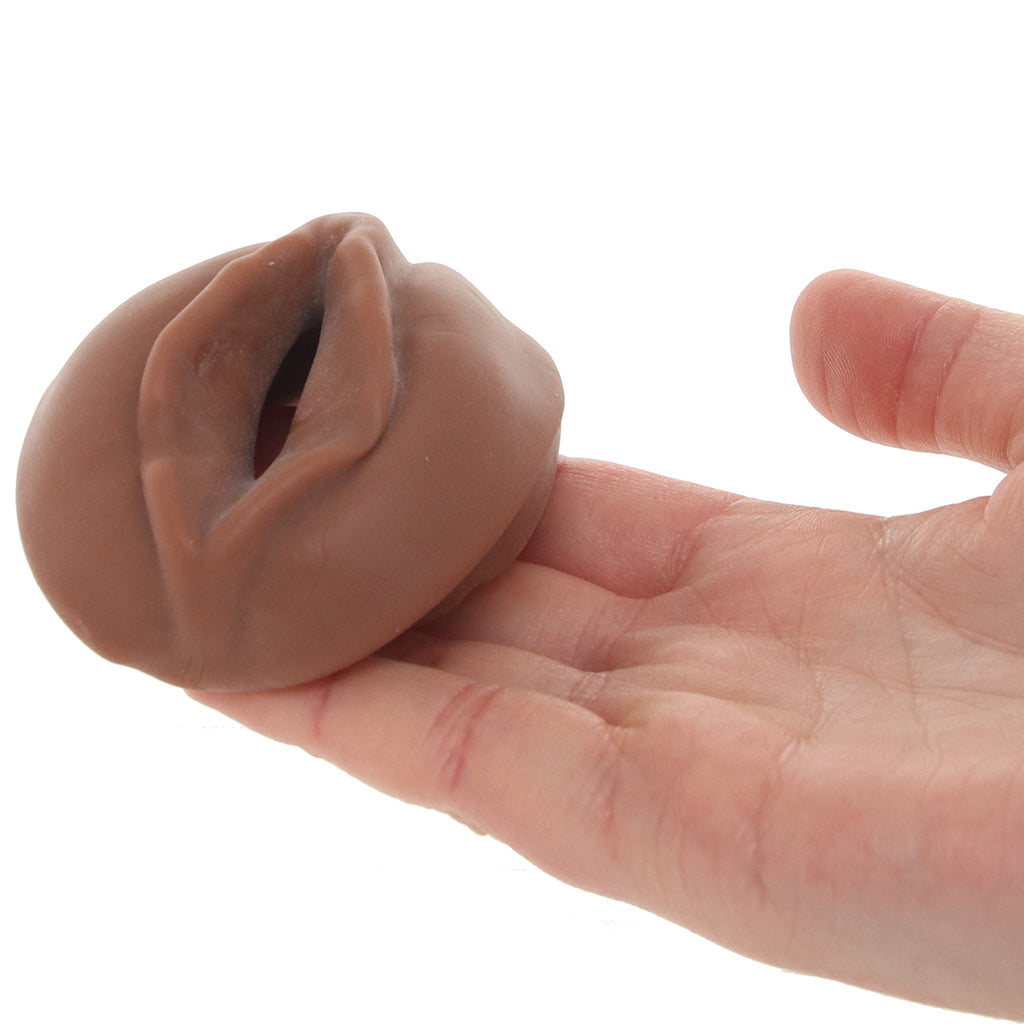 Master Series Pussy Chastity Cage Tan | Luxury TPE for Denial & Control