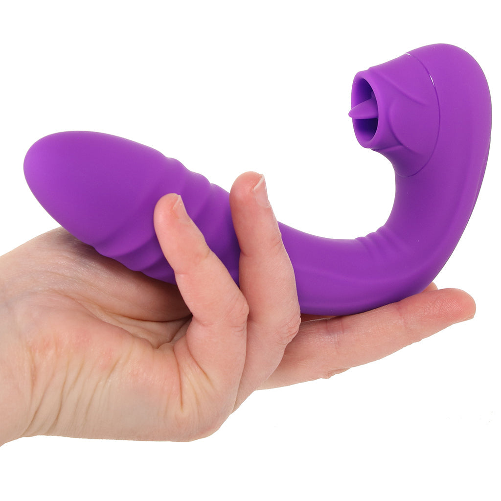 BodyWand BodyWand G-Play Squirt Master Thrusting & Licking Vibe - Vibrators - HoneyHugs Canada (View 4)