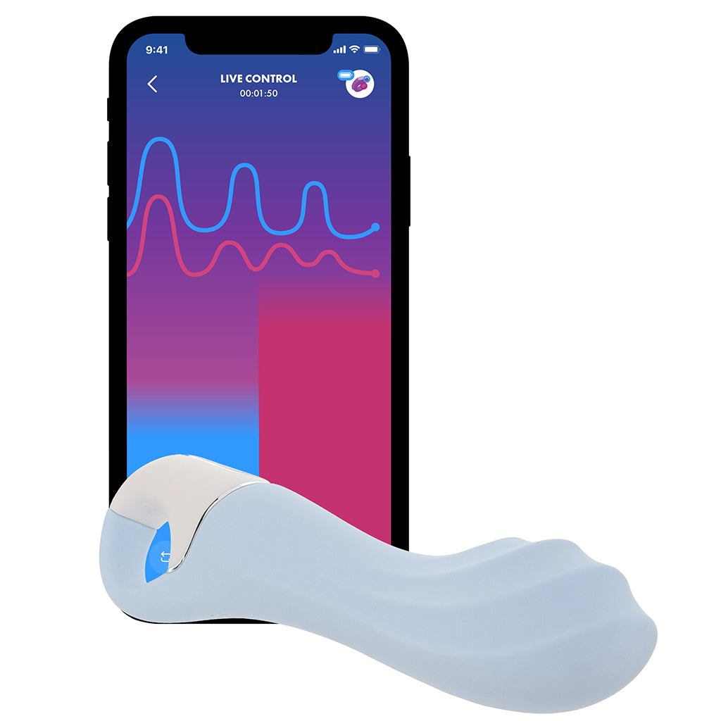 Satisfyer Satisfyer Air Pump Vibrator 5+ G-Spot Vibe in Blue - Vibrators - HoneyHugs Canada (View 3)