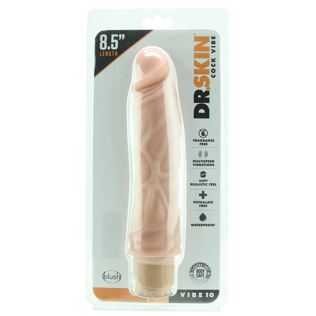 Dr. Skin Dr. Skin 8.5 Inch Vibe 10 in Beige - Vibrators - HoneyHugs Canada (View 6)