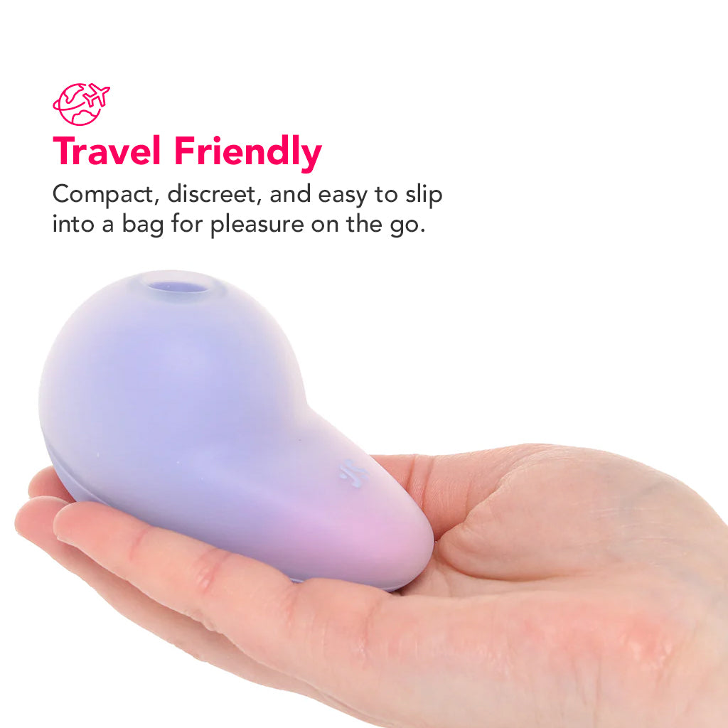 Satisfyer Pixie Dust Double Air Pulse Vibe in Violet & Pink