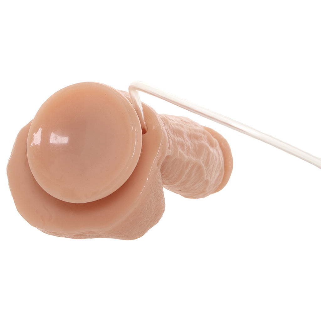 The Amazing Squirting Realistic Cock in White