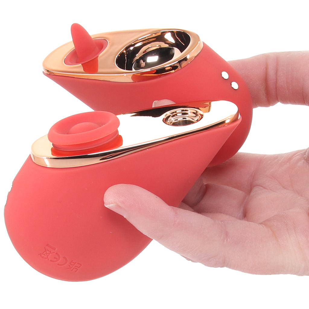 Lapdance Lapdance Heartbreaker Dual Pulsating & Licking Vibe - Vibrators - HoneyHugs Canada (View 4)