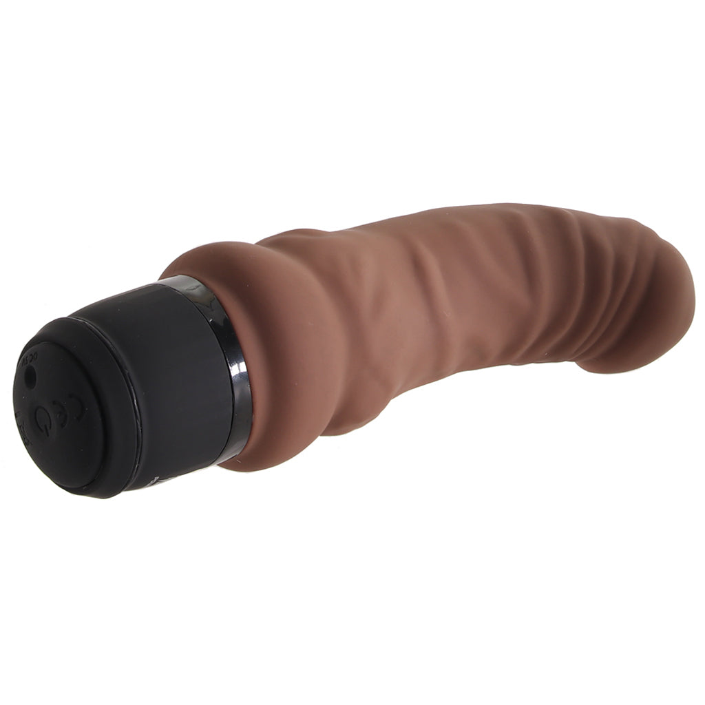 Power Cocks PowerCock 6 Inch Realistic Vibe in Dark Brown - Vibrators - HoneyHugs Canada (View 5)