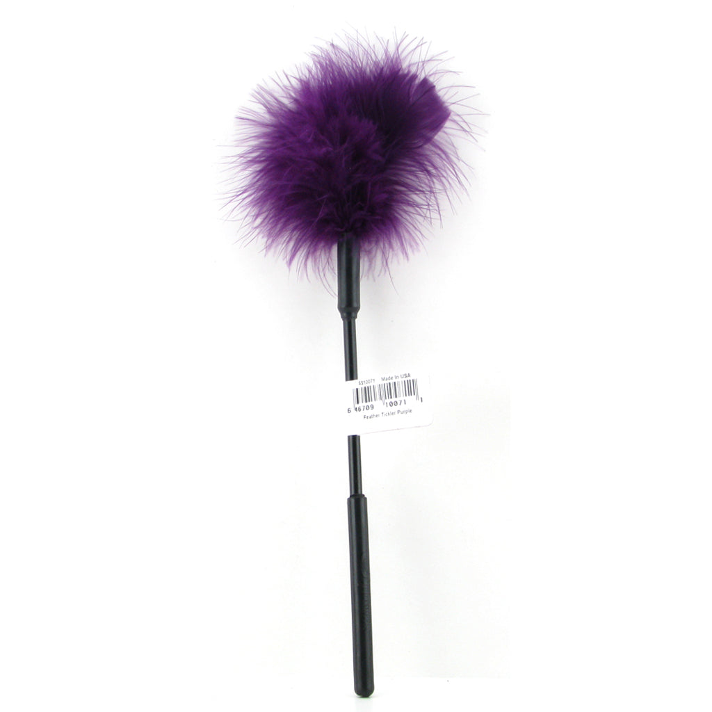 Sex & Mischief Purple Feather Tickler | Luxurious 7-Inch Sensual Play