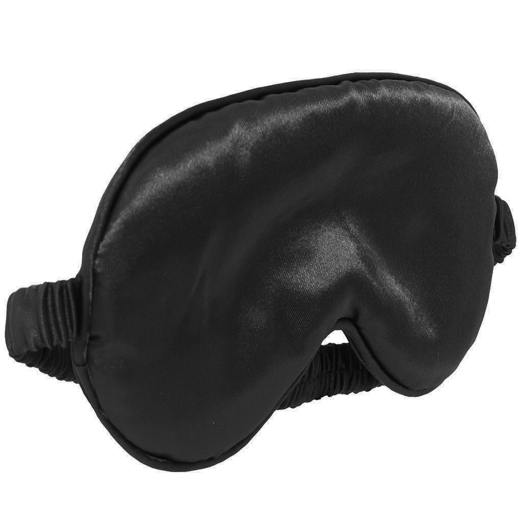 Ouch! Black Satin Blindfold – Sumptuous Silk for Intense Intimacy