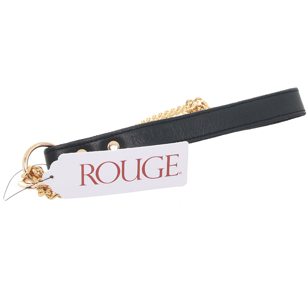 Leather Dog Lead Chain Leash