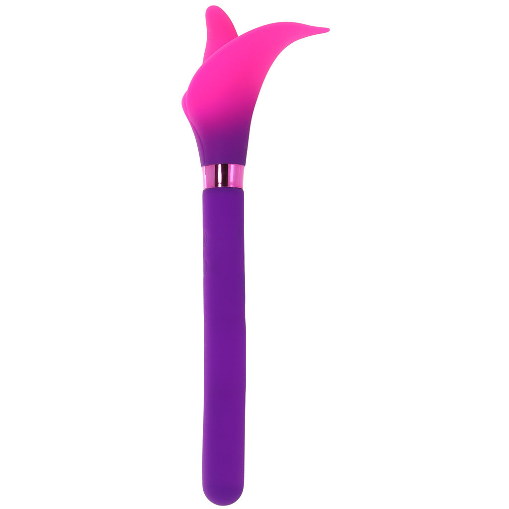 Maia Vala Fiercely Powerful Silicone Flower Vibe in Purple - Vibrators - HoneyHugs Canada (View 5)