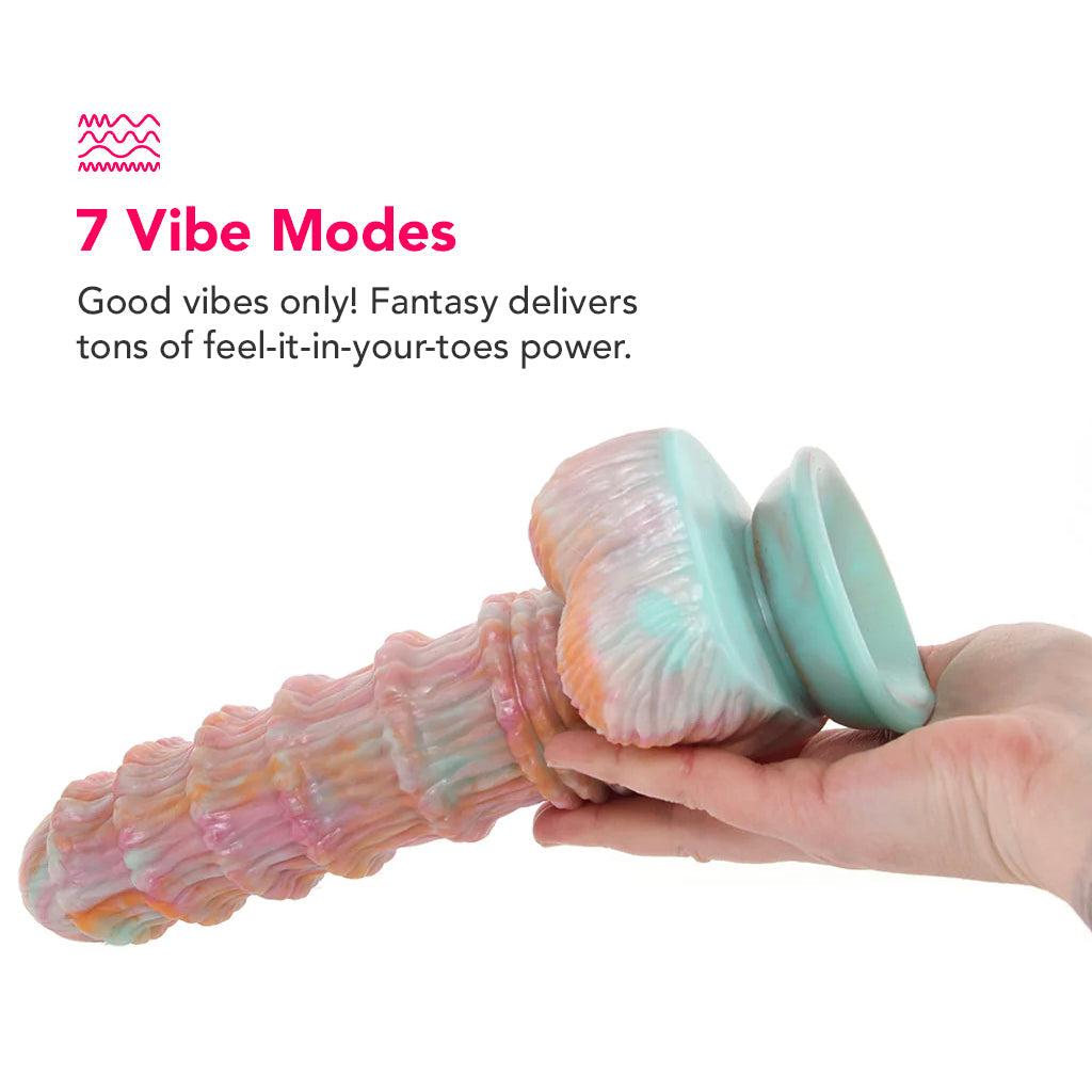 Evolved Novelties Fantasy 8 Inch Remote Silicone Vibe - Vibrators - HoneyHugs Canada (View 4)