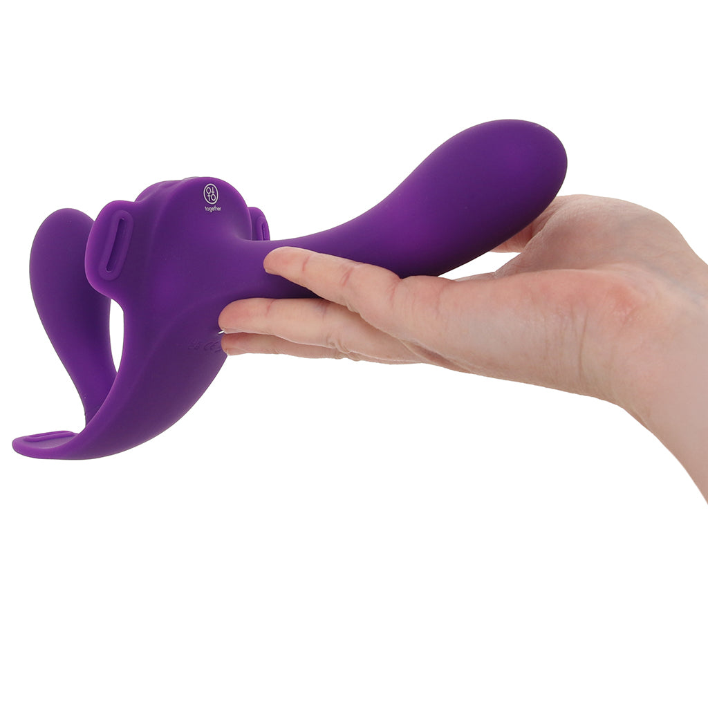 Together Lock-In Vibrating Strap-On Set
