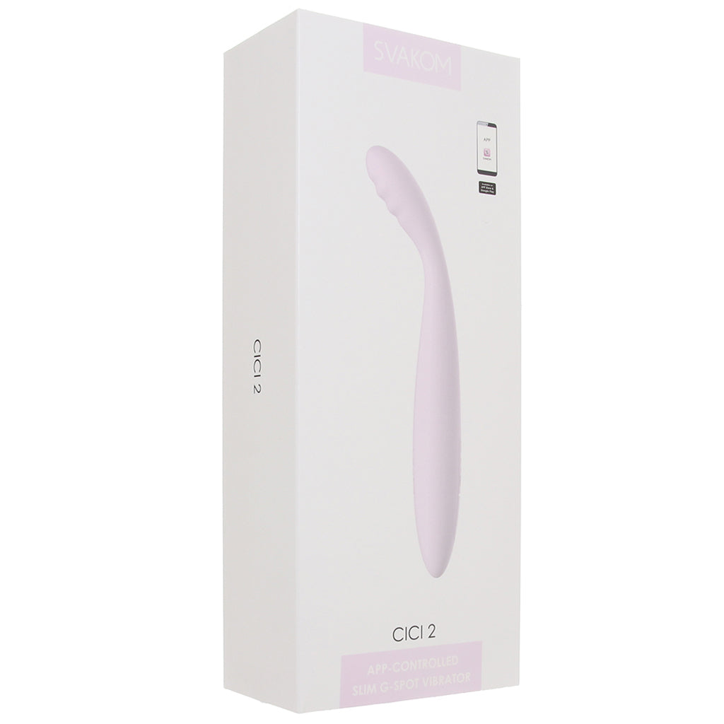 Svakom CICI 2 App-Controlled Slim G-Spot Vibe - Vibrators - HoneyHugs Canada (View 6)