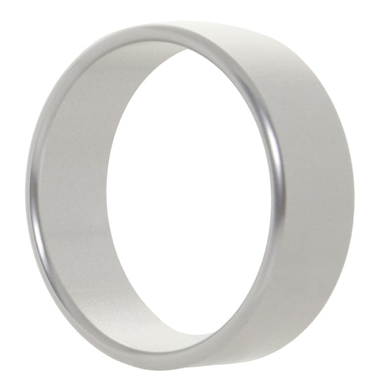 Rock Solid The Brushed Alloy Cock Ring in Large