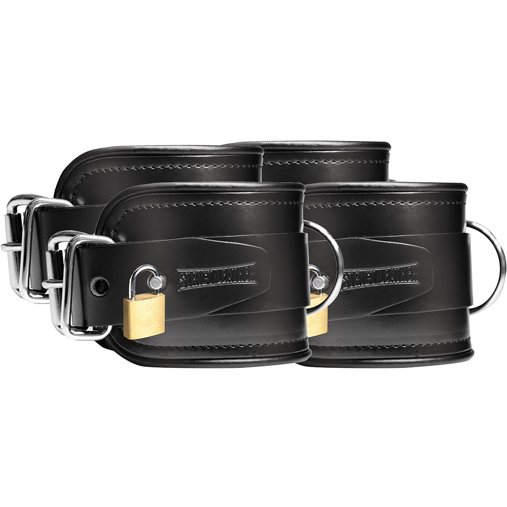 Strict Leather Bondage Set – Premium Full Body Restraint & Control System