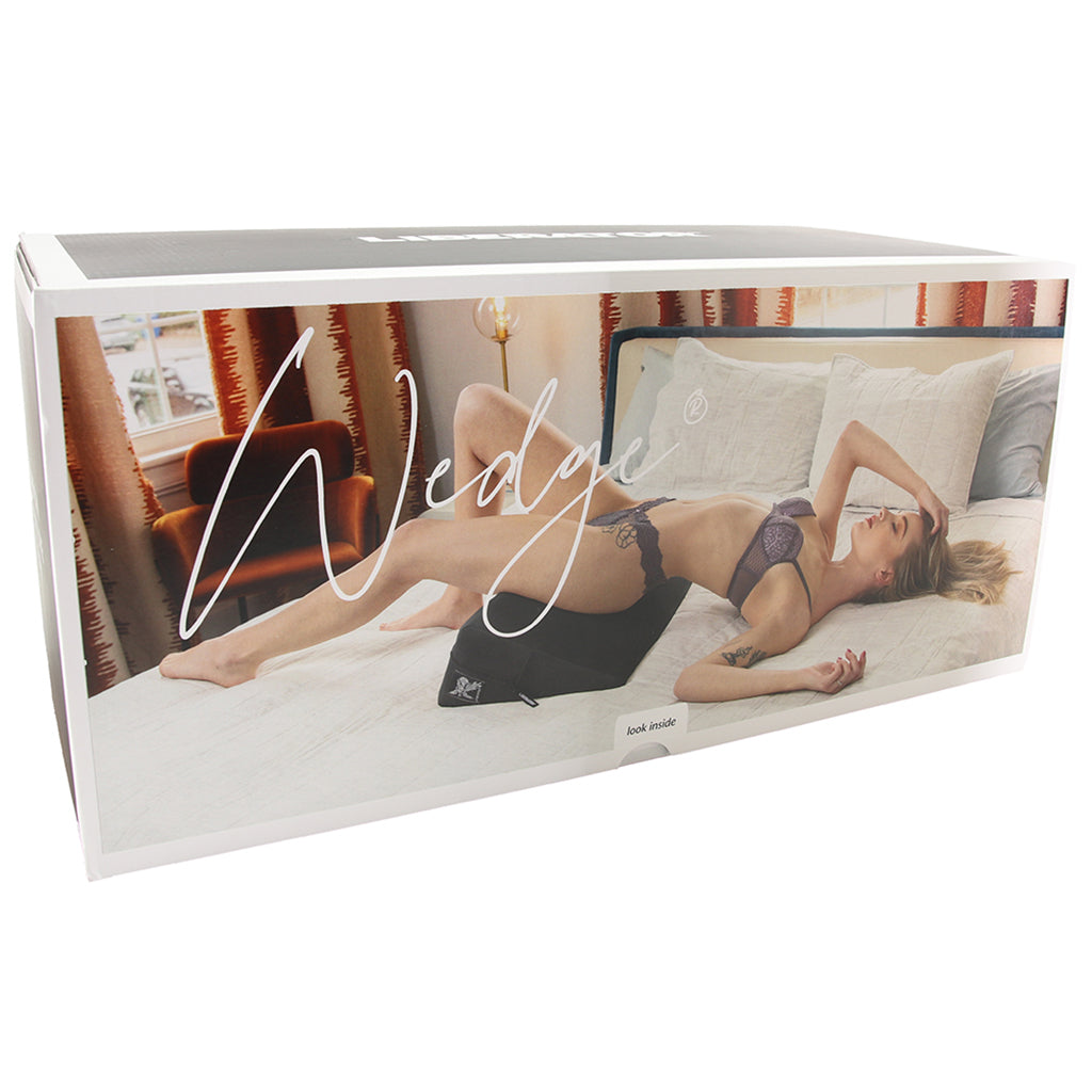 Liberator Wedge Velvet Black: The Ultimate Angled Cushion for Sensual Exploration