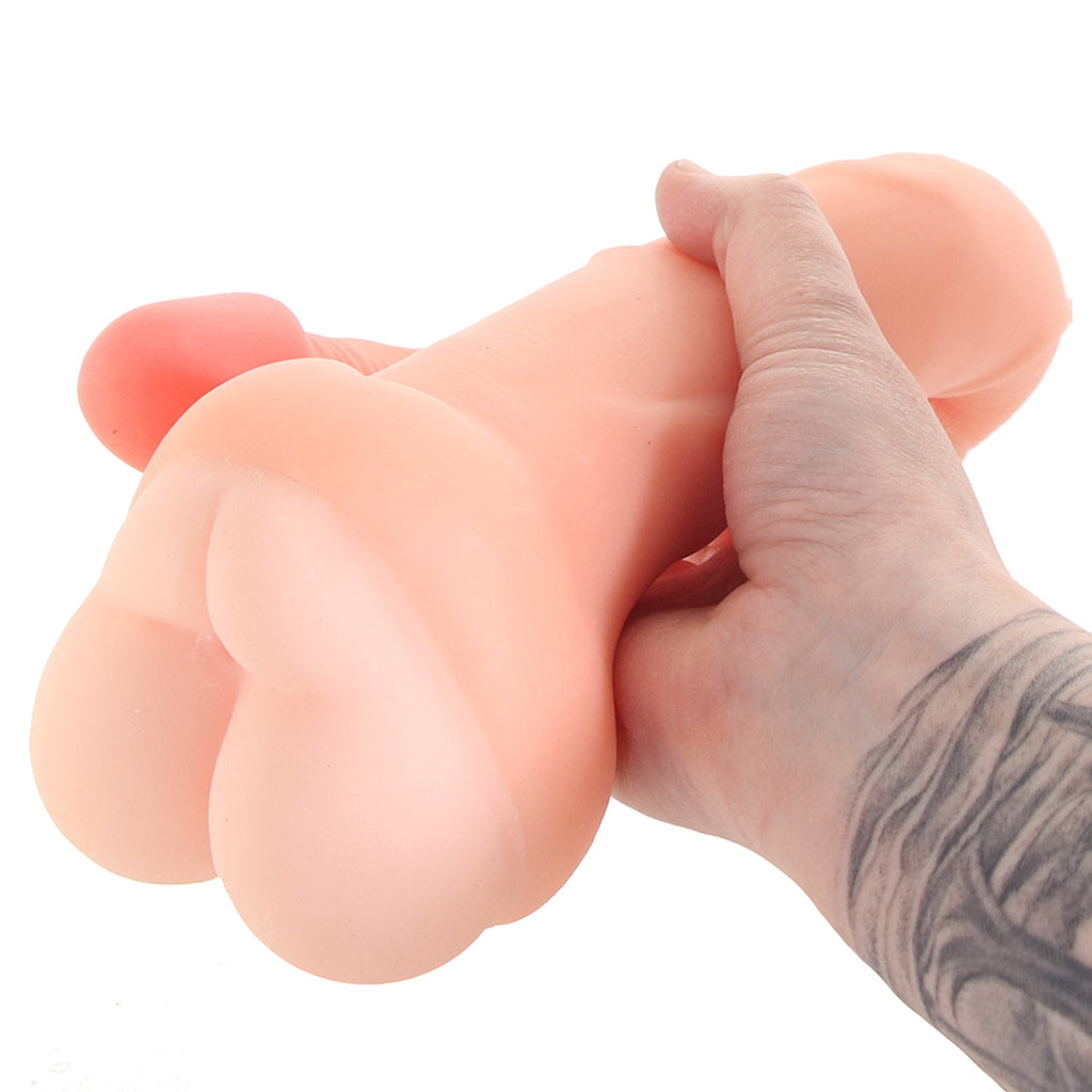 Nasstoys Real Cocks 14 Inch Masturbator and Dildo in White - Male Masturbators - HoneyHugs Canada (View 4)