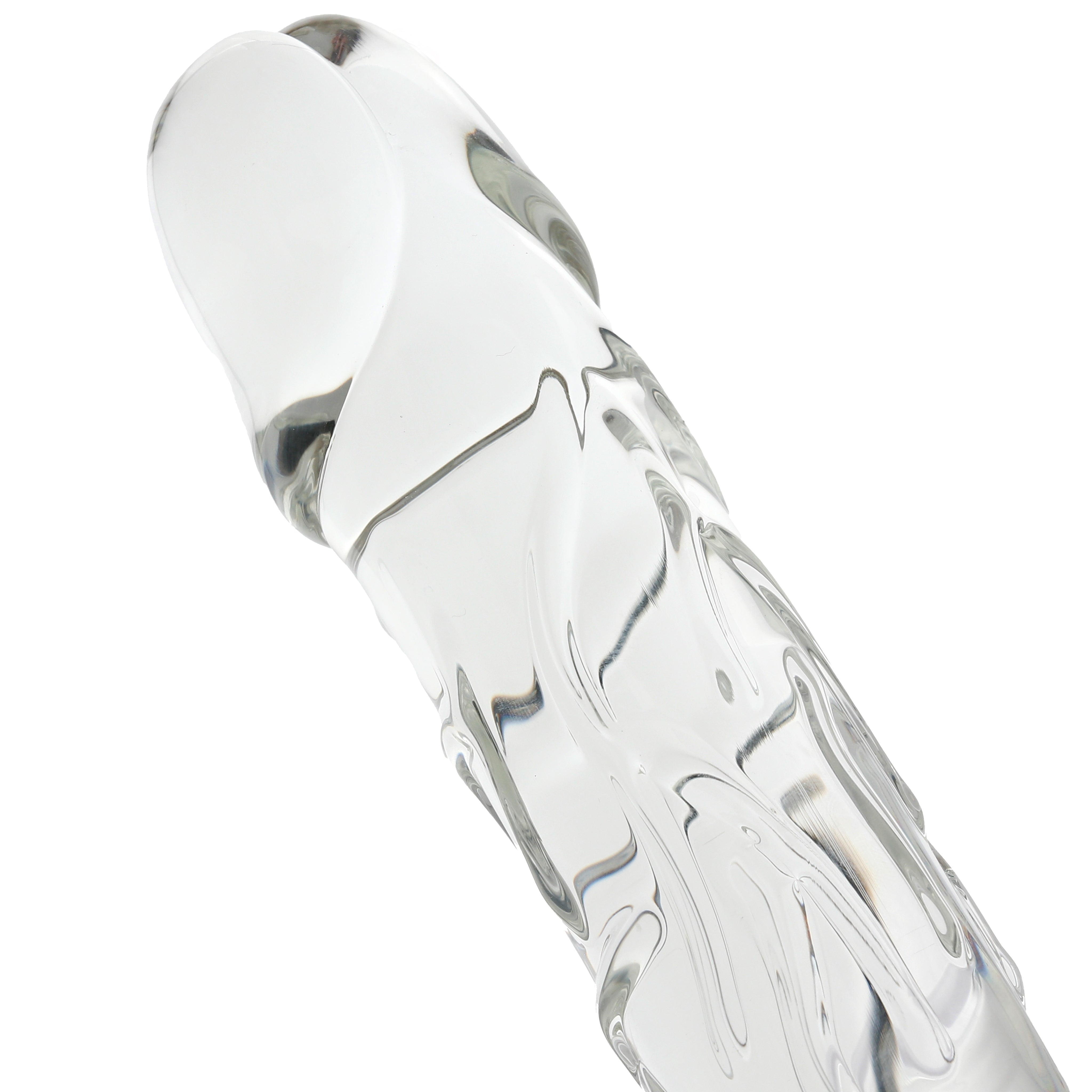 Clarity Seraphic Opus Realistic Ballsy Glass Dildo