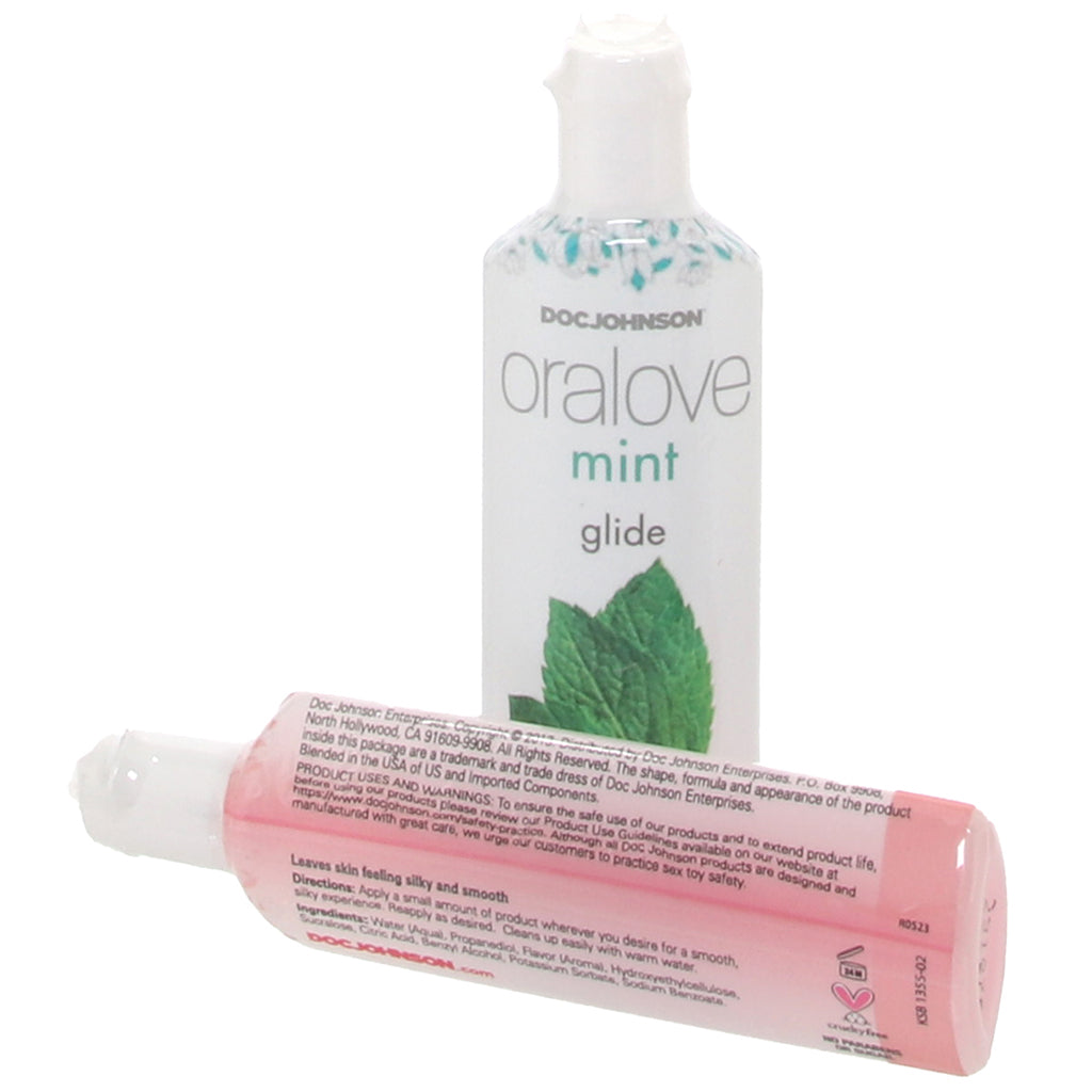 Oralove Delicious Duo: Strawberry & Mint Lickable Lubes – Sweeten Every Sensation