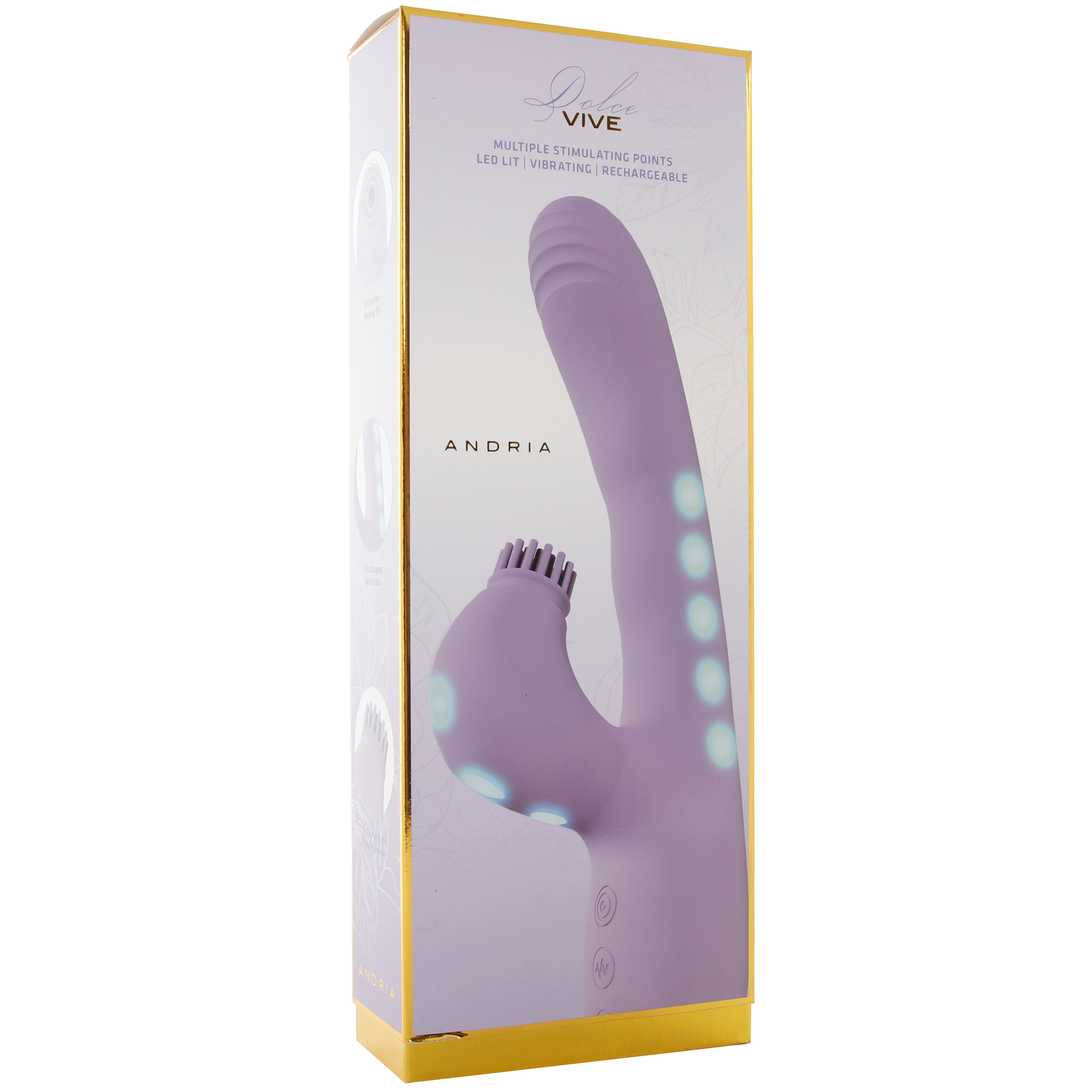 Dolce Vive Andria LED Lit Rabbit Vibe in Lavender