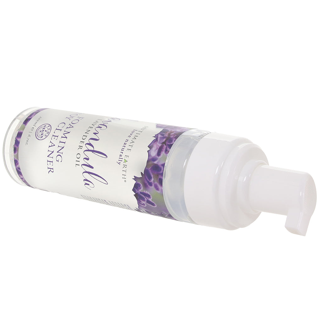 Intimate Earth Lavendula Lavender Oil Foaming Toy Cleaner in 6.7oz/200ml - Vibrators - HoneyHugs Canada (View 3)