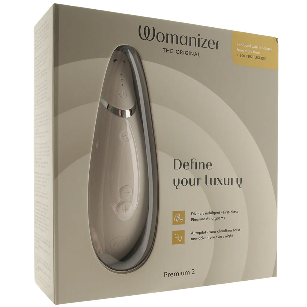 Womanizer Womanizer Premium 2 Pleasure Air Stimulator in Gray - Vibrators - HoneyHugs Canada (View 9)