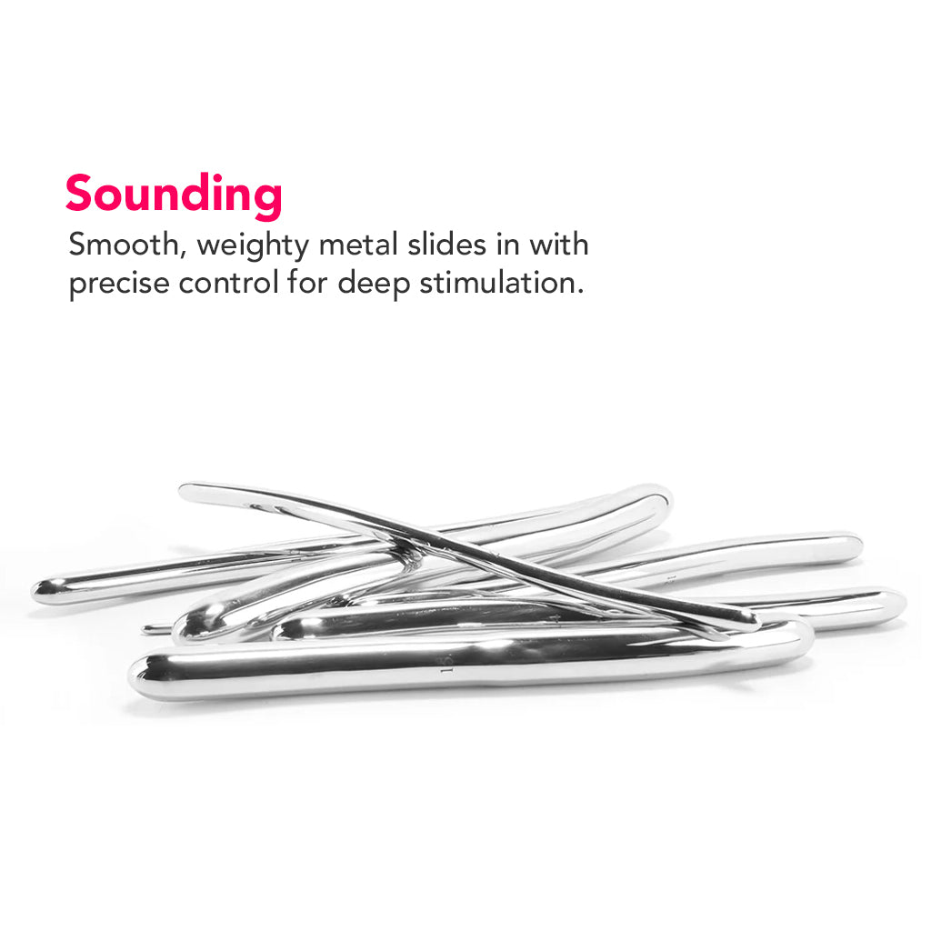 Rouge Elite: Stainless Steel Hegar Sounding Set for Refined Urethral Play