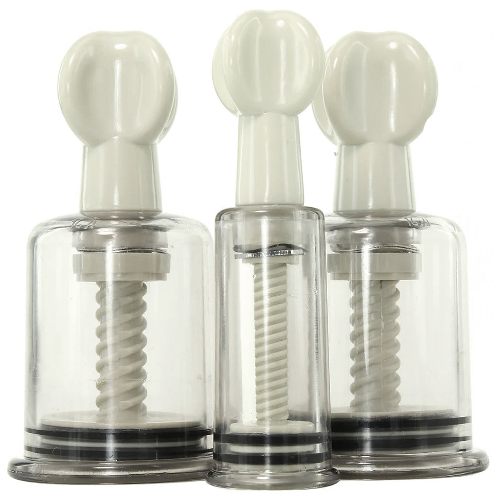 Experience Exquisite Sensation: Luxury Adjustable Clit & Nipple Suckers Set | Size Matters
