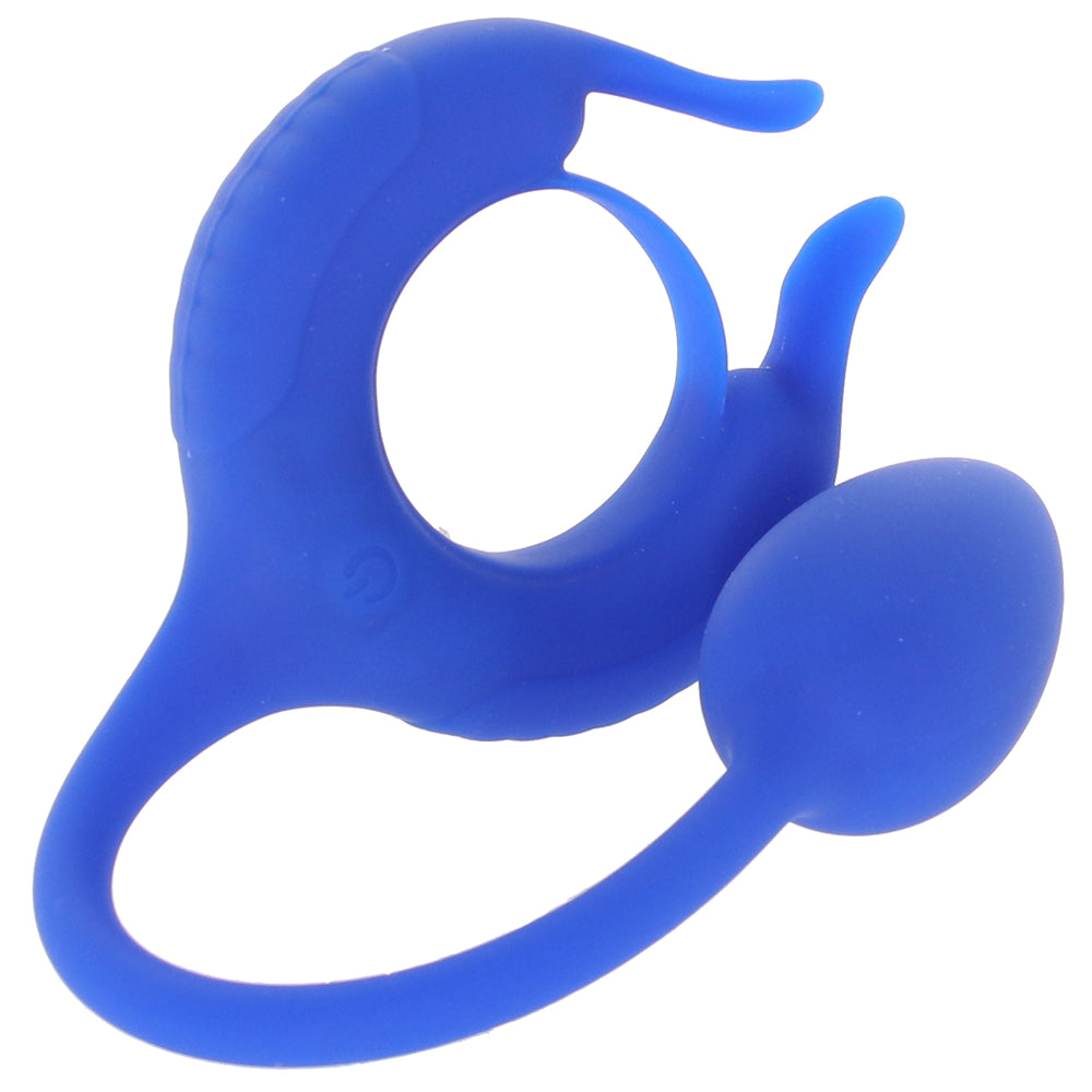 CalExotics Admiral Plug and Play Weighted Cock Ring - Vibrators - HoneyHugs Canada