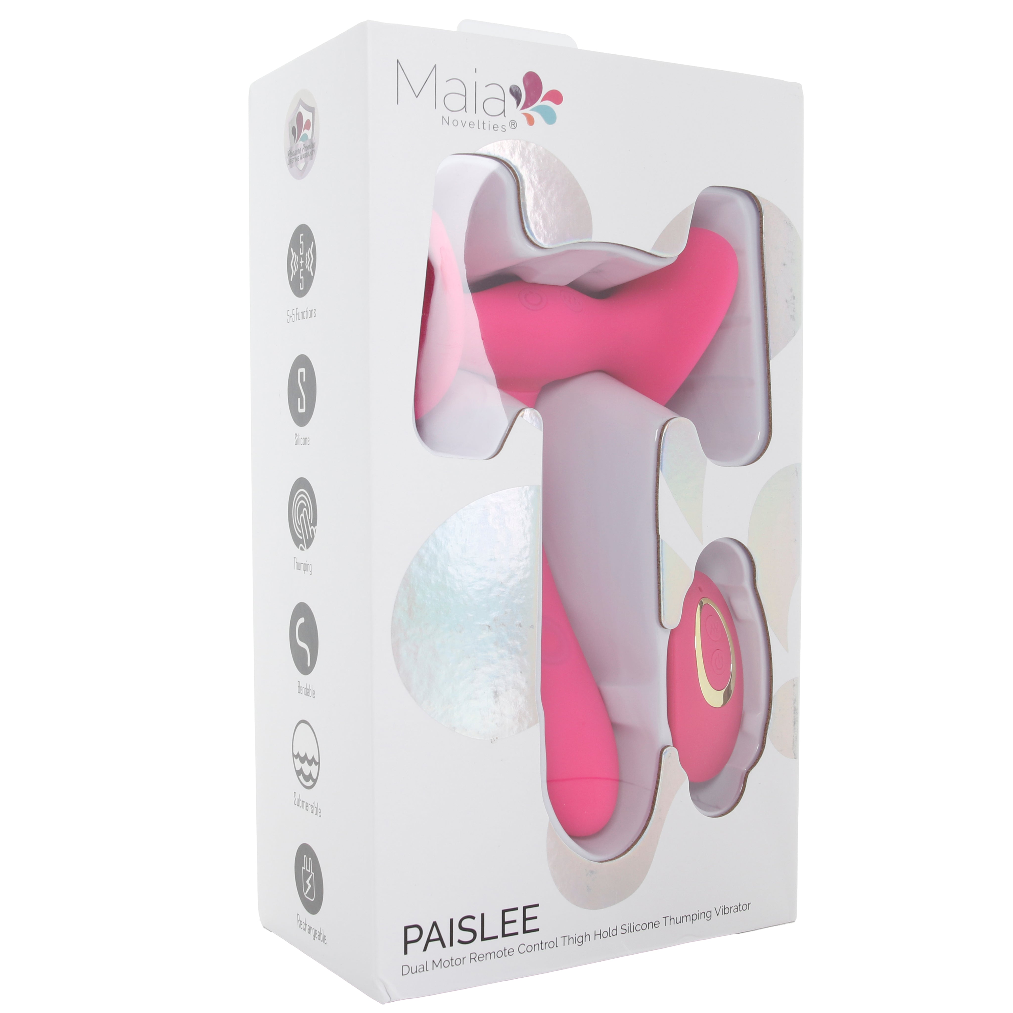 Paislee Thigh Hold Thumping G-Spot Vibrator