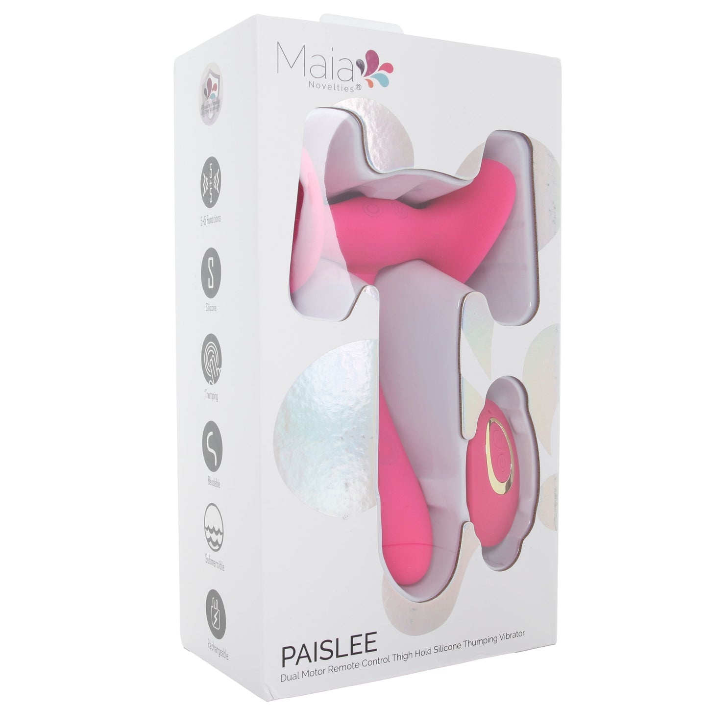 Paislee Thigh Hold Thumping G-Spot Vibrator