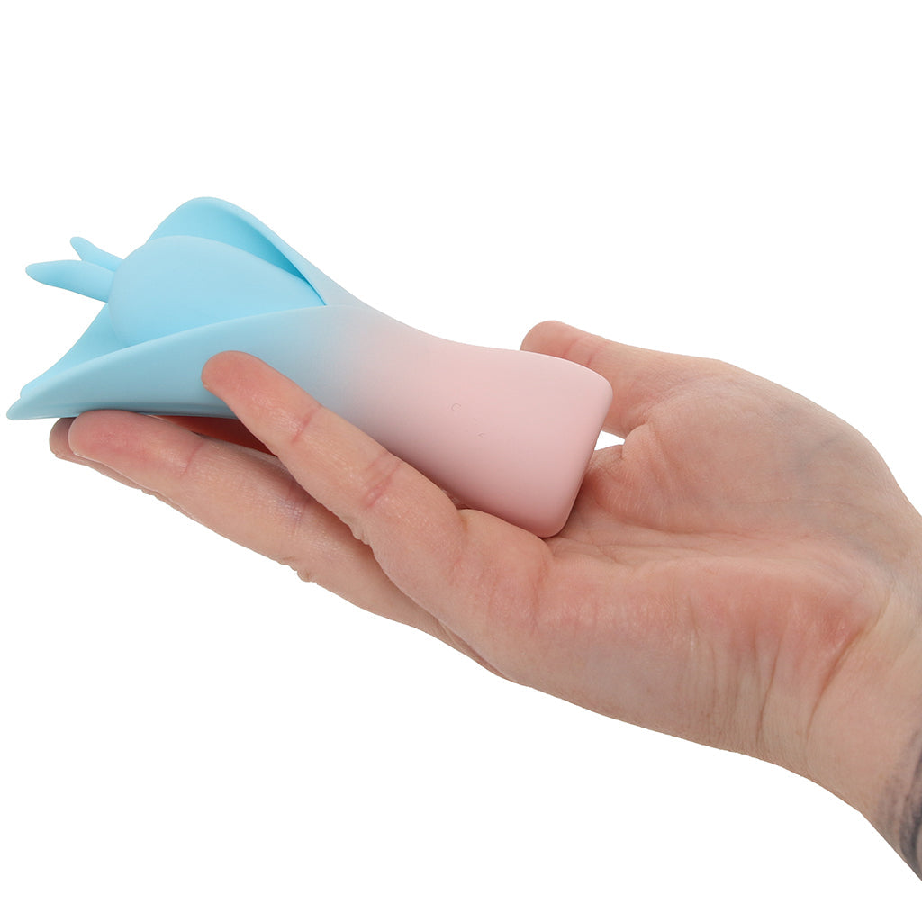 Maia Mina Fiercely Powerful Fluttering Flower Vibe in Blue - Vibrators - HoneyHugs Canada (View 4)