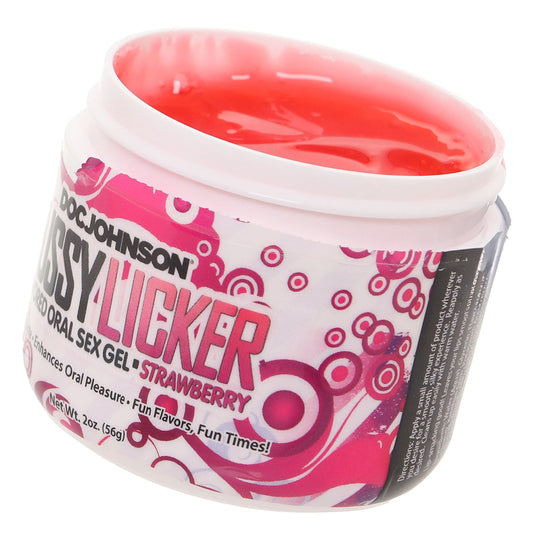 Pussy Licker Strawberry Oral Sex Gel in 2oz/56.6g