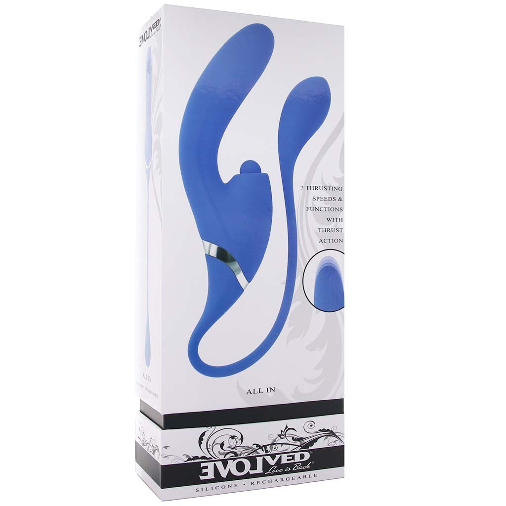 Evolved Novelties All In Thrusting Vibe with Anal Probe - Vibrators - HoneyHugs Canada (View 9)