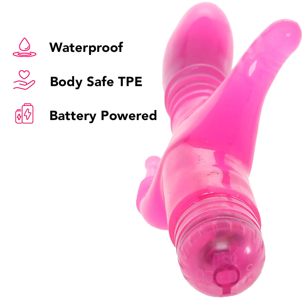 CalExotics Triple Tease Vibe in Pink - Vibrators - HoneyHugs Canada (View 8)