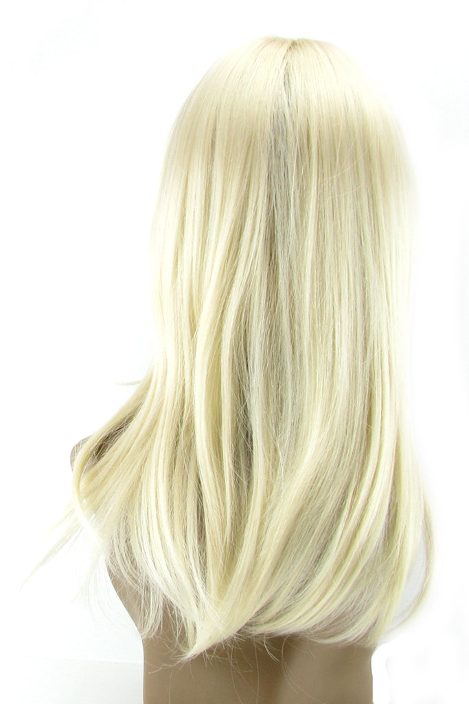 Steph Straight Wig with Bangs in Platinum Blonde