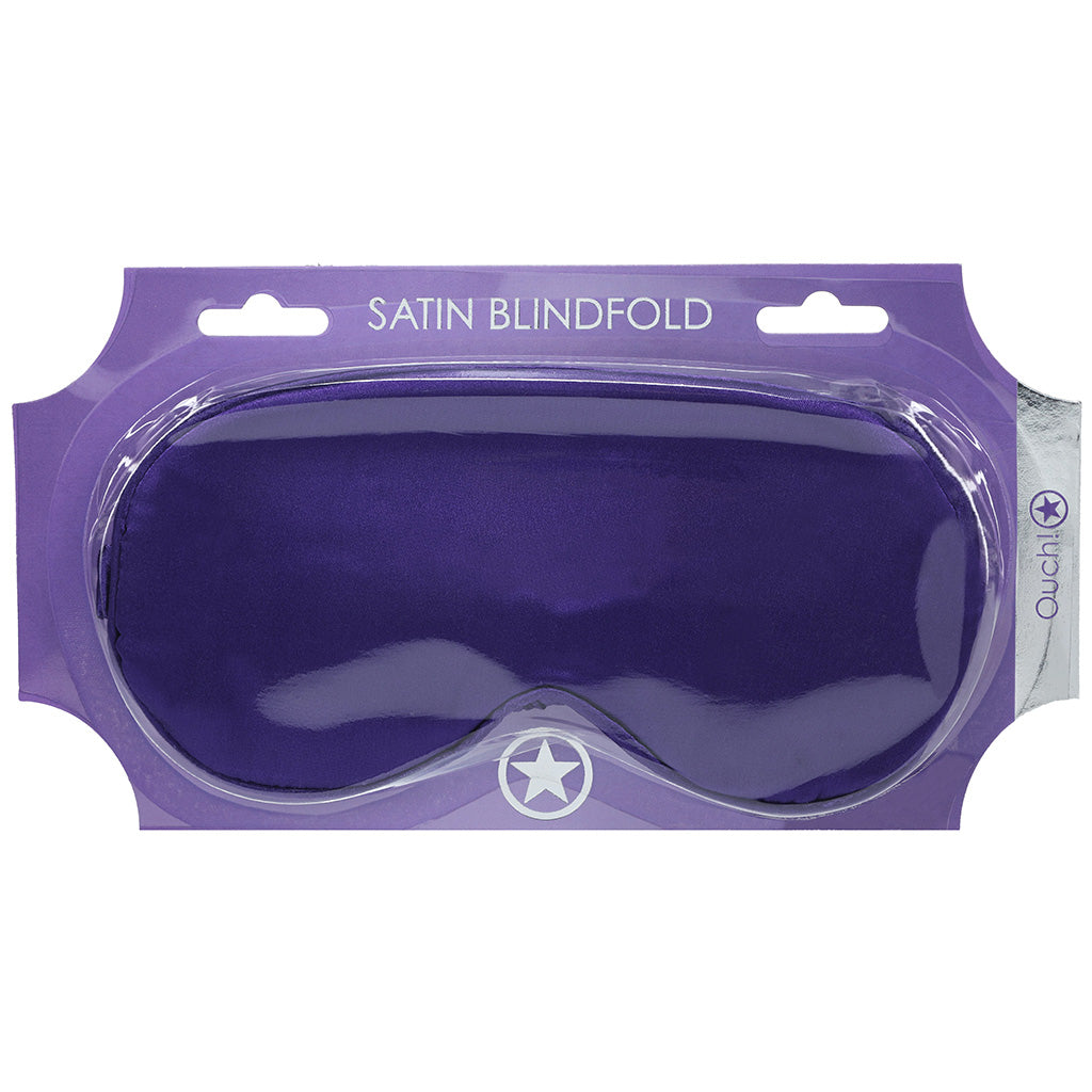 Ouch! Sublime Purple Satin Blindfold: Ignite Your Senses