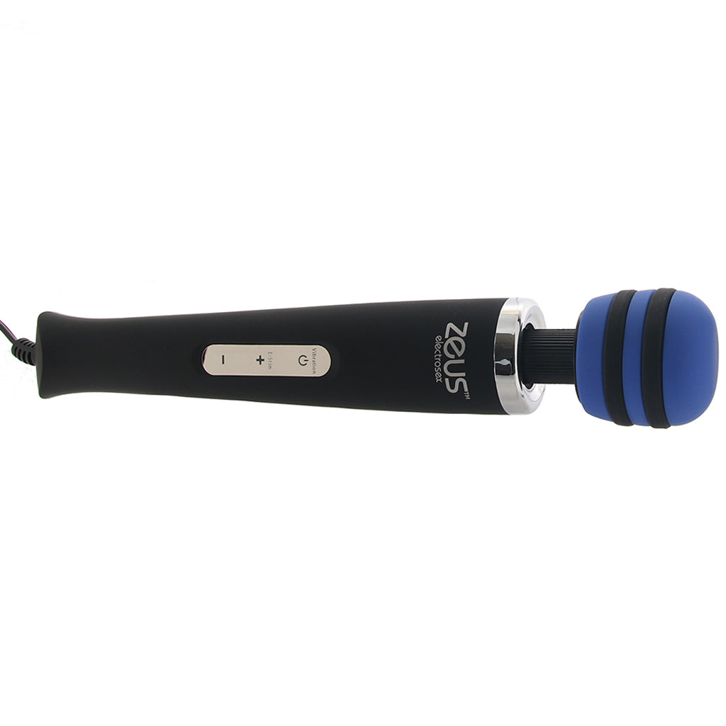 Zeus Electrosex Zeus Blue Arc Plug In E-Stim Vibrating Wand - Magic Wands - HoneyHugs Canada (View 5)