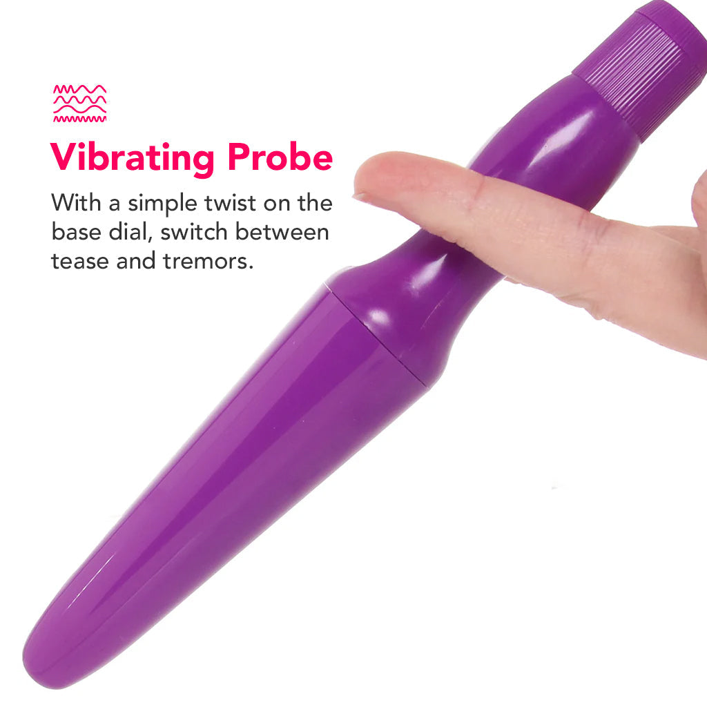 Waterproof Anal Probe Vibe in Purple