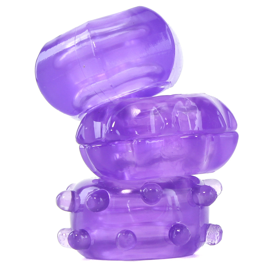 Reversible Cock Ring Set in Purple