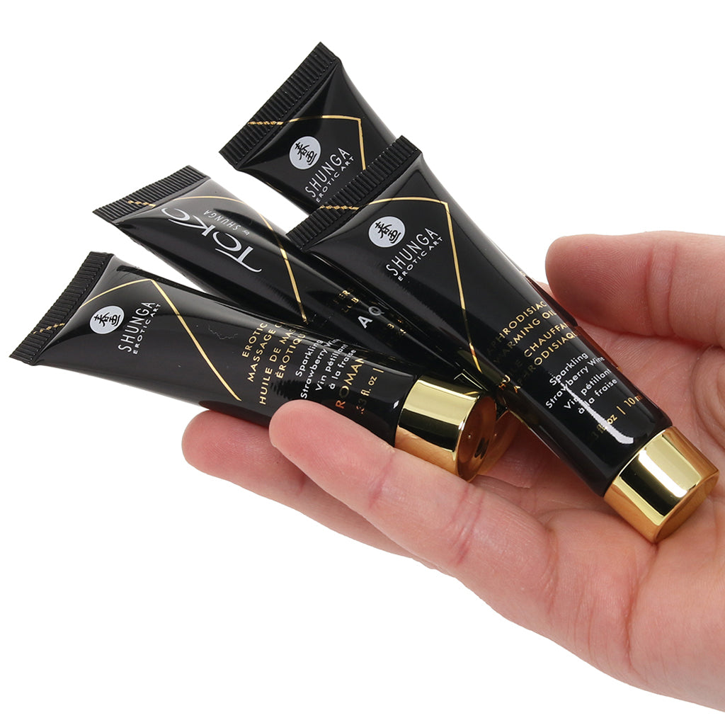 Shunga Geisha's Secret Strawberry Kit: An Exquisite 5-Piece Sensual Journey