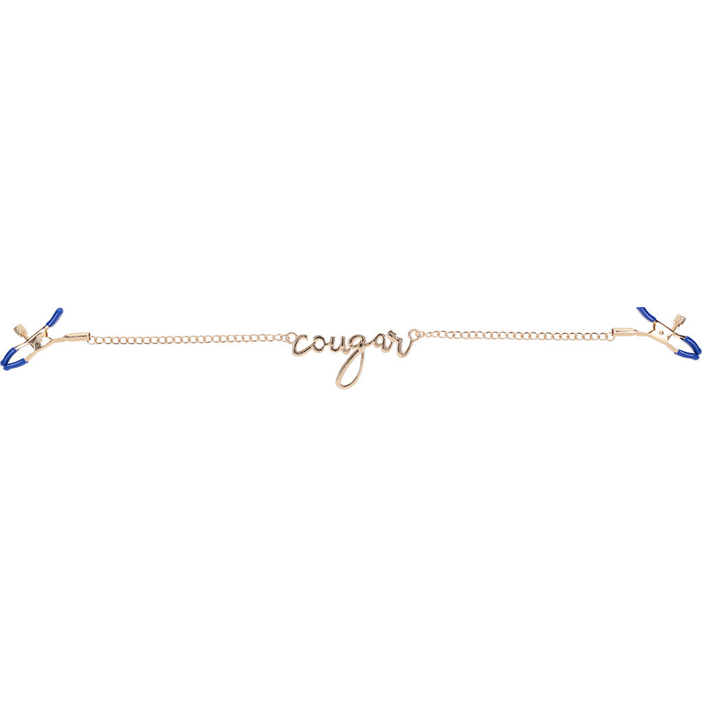 Sex & Mischief Cougar Nipple Clamps: Ignite Passion with Adjustable Precision