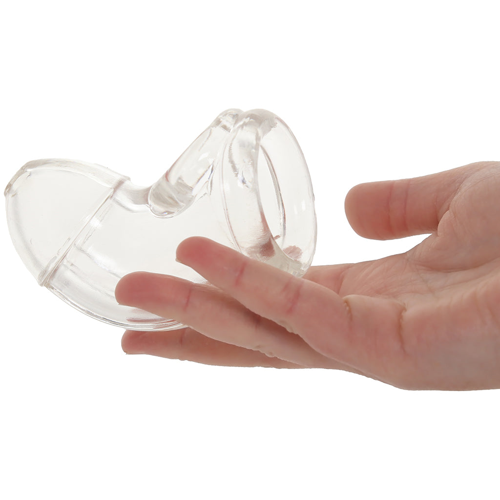 Rock Solid The Cock Cage in Clear