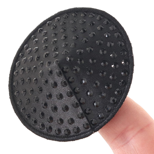Radiance Round Pasties: Dazzling Glitter & Gem Adornments