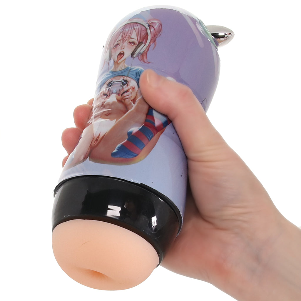 Hentai Fantasies Hakura Gamer Girl Vibrating Stroker