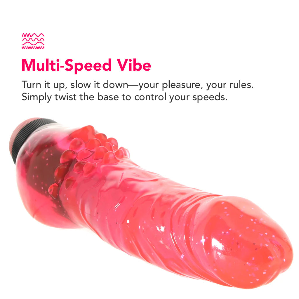 Hot Pinks Clitterific 8 Inch Vibe