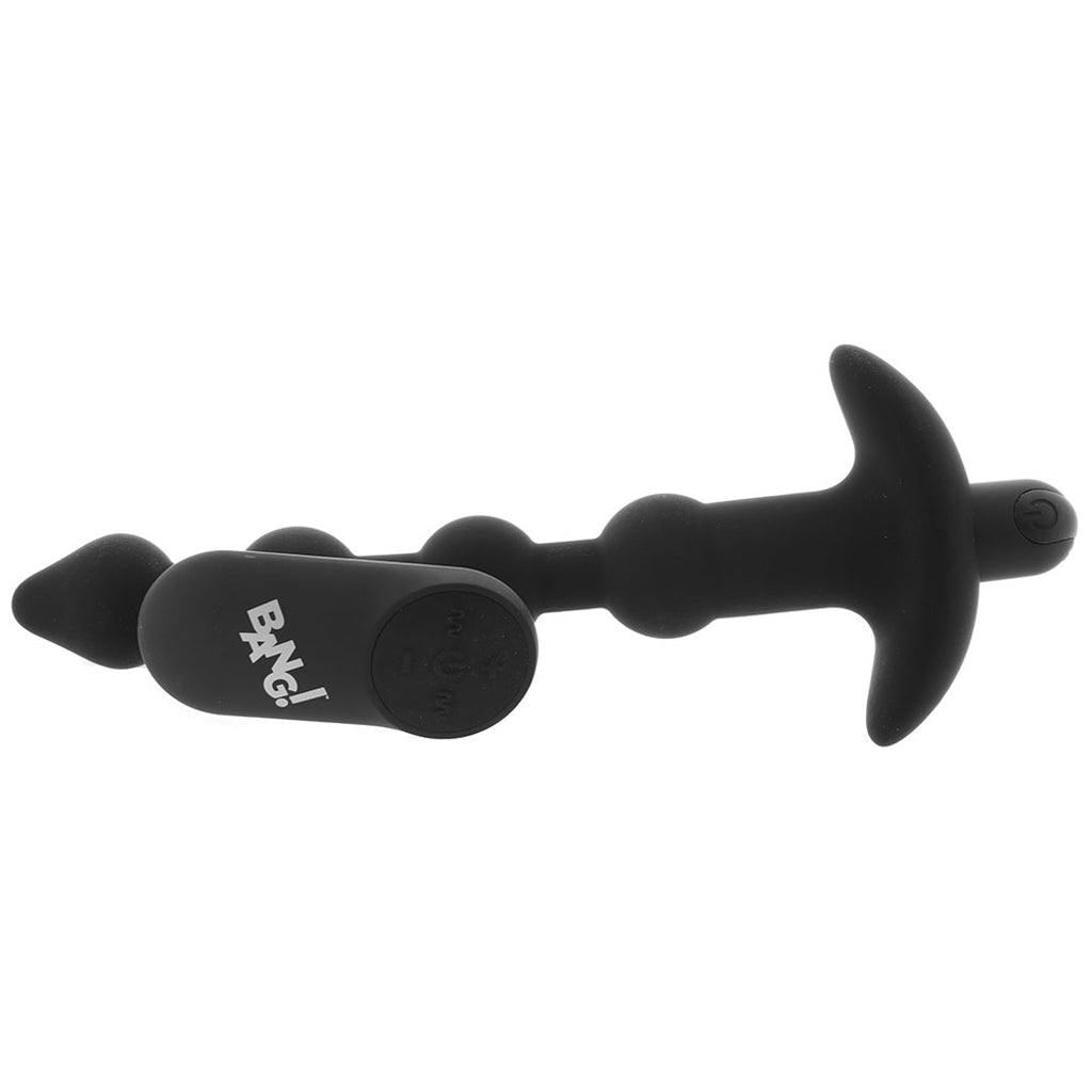 Bang! Bang! Vibrating Anal Beads in Black - Vibrators - HoneyHugs Canada (View 3)