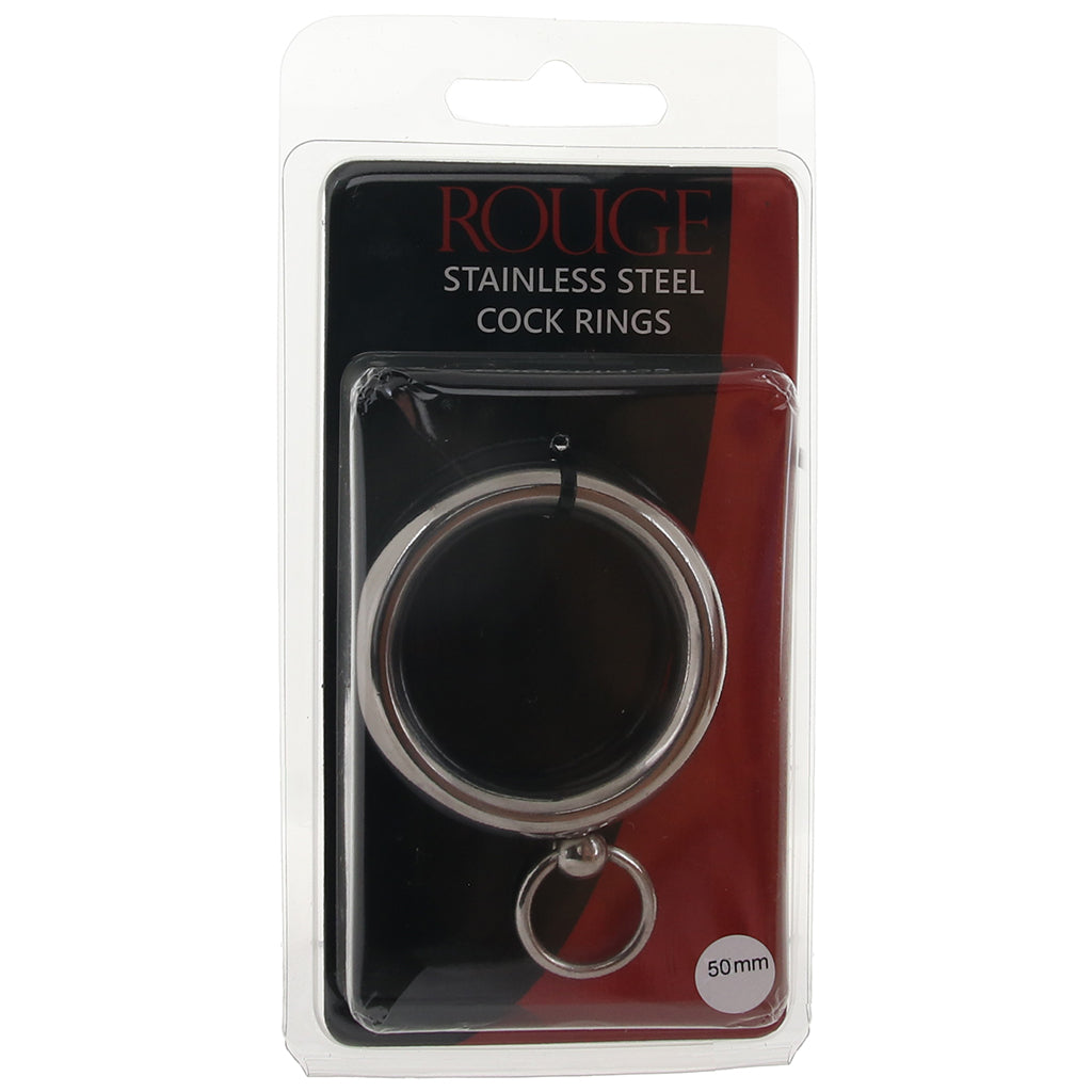 Command Me 50mm Stainless Steel Cock Ring - Exquisite Control & Sensation