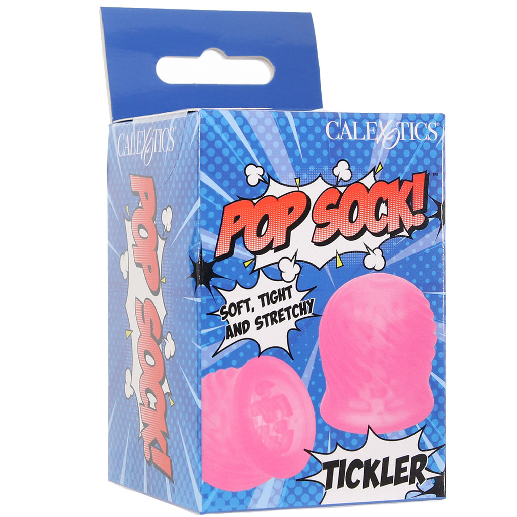 CalExotics Pop Sock! Tickler Mini Stroker in Pink - Male Masturbators - HoneyHugs Canada (View 6)