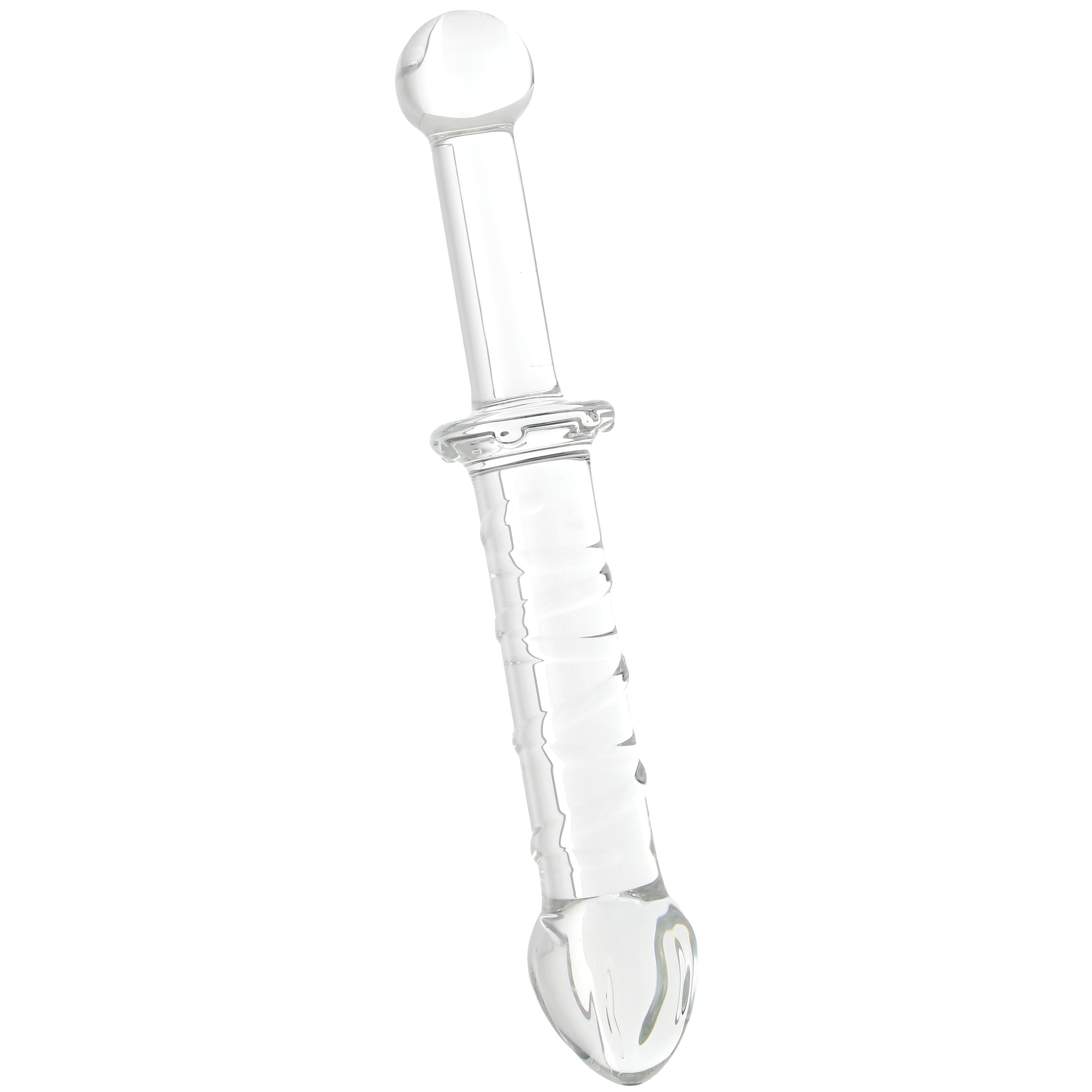 Clarity Elysian Swirl Heavenly Helix Glass Dildo
